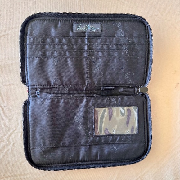 Vera Bradley "Night Owl' Zip Around Wallet - Picture 3 of 7